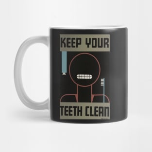 Vintage Poster - Teeth Cleaning Mug